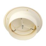 White 4-6 inches Customized Logo HVAC Plastic Air Exhaust/Supply Vent for Air