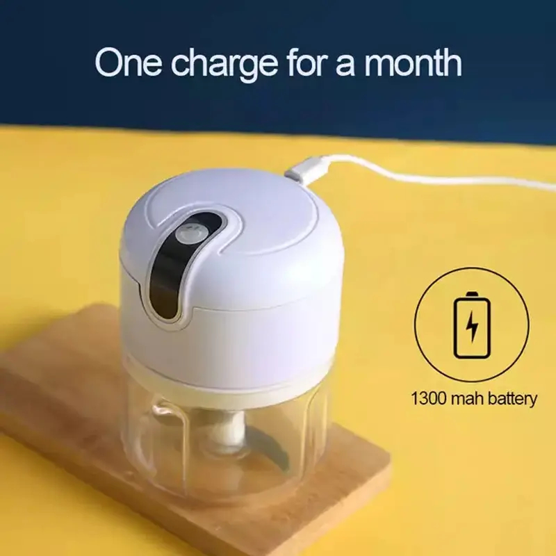 Mini USB Charging Electric Garlic Chopper Sustainable and Durable Kitchen Food Chopper