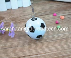 Quality High Speed Plastic Football Shaped Memory Stick USB Flash Drives with Keychain wholesale