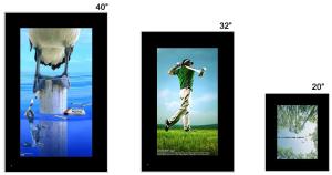 Quality PC 22 Inch Interactive Touch Screen Digital Signage , Wall Mount LCD Display wholesale