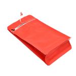 Flat Bottom Red 250g Stand Up Zipper Bag