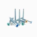 Straight Trimming Hexagonal Wood Tooth Screws Countersunk Roller Coaster Thread