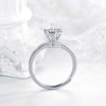 Round Moissanite Jewelry Women 1carat Moissanite Platinum Engagement Rings