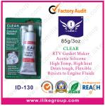 Waterproof Clear Non-Toxic RTV Silicone Sealant For Glass / Metal / Fabric