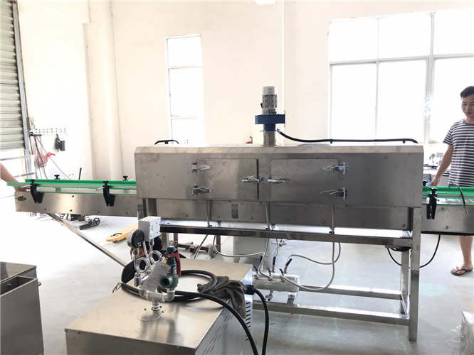 0.1Mpa plastic shrink wrap machine 120w Shrink Wrap Heat Tunnel For Bottles