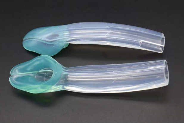 Silicone Medical Non Inflatable Cuff Laryngeal Mask Airway