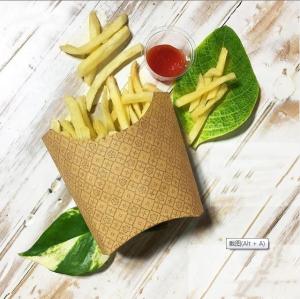 Quality OEM ODM Fried Chicken Disposable French Fry Holder Glossy Lamination wholesale