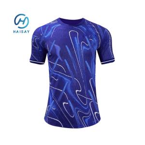 Quality Custom Blue Player Version National Team Series Home Adult Soccer Jersey with Short Sleeve wholesale