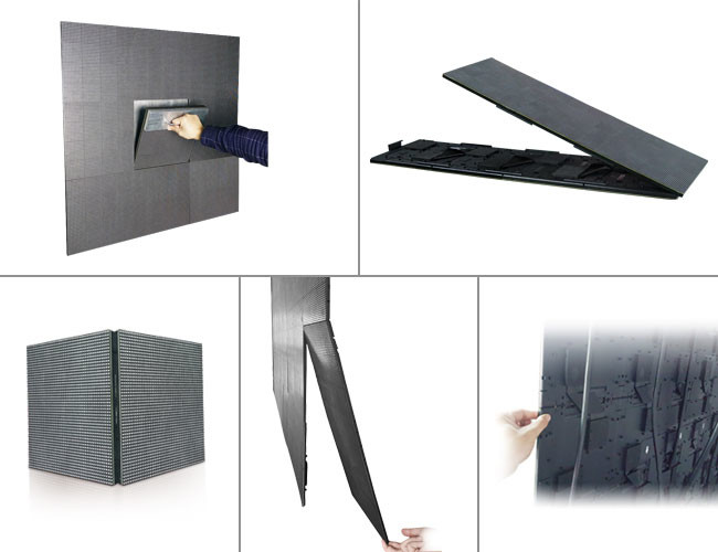 Flexible LED Curtain Display SMD 2020 HD Stage Video Screens 12Kg / Sqm