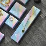 Customized Logo Jewelry Boxes Women's Necklace Earrings Ring Beautifully