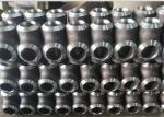 Rolled Carbon Steel Threaded Pipe Fittings Varnish Painted