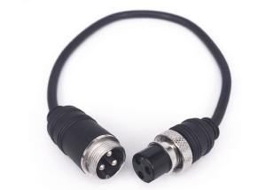 Quality Waterproof Rear View Camera System Aviation Cable , 3PIN M16 Male To Female Cable wholesale