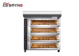 Quality Stainless Steel Commercial Bakery Kitchen Equipment 4 Deck Oven wholesale