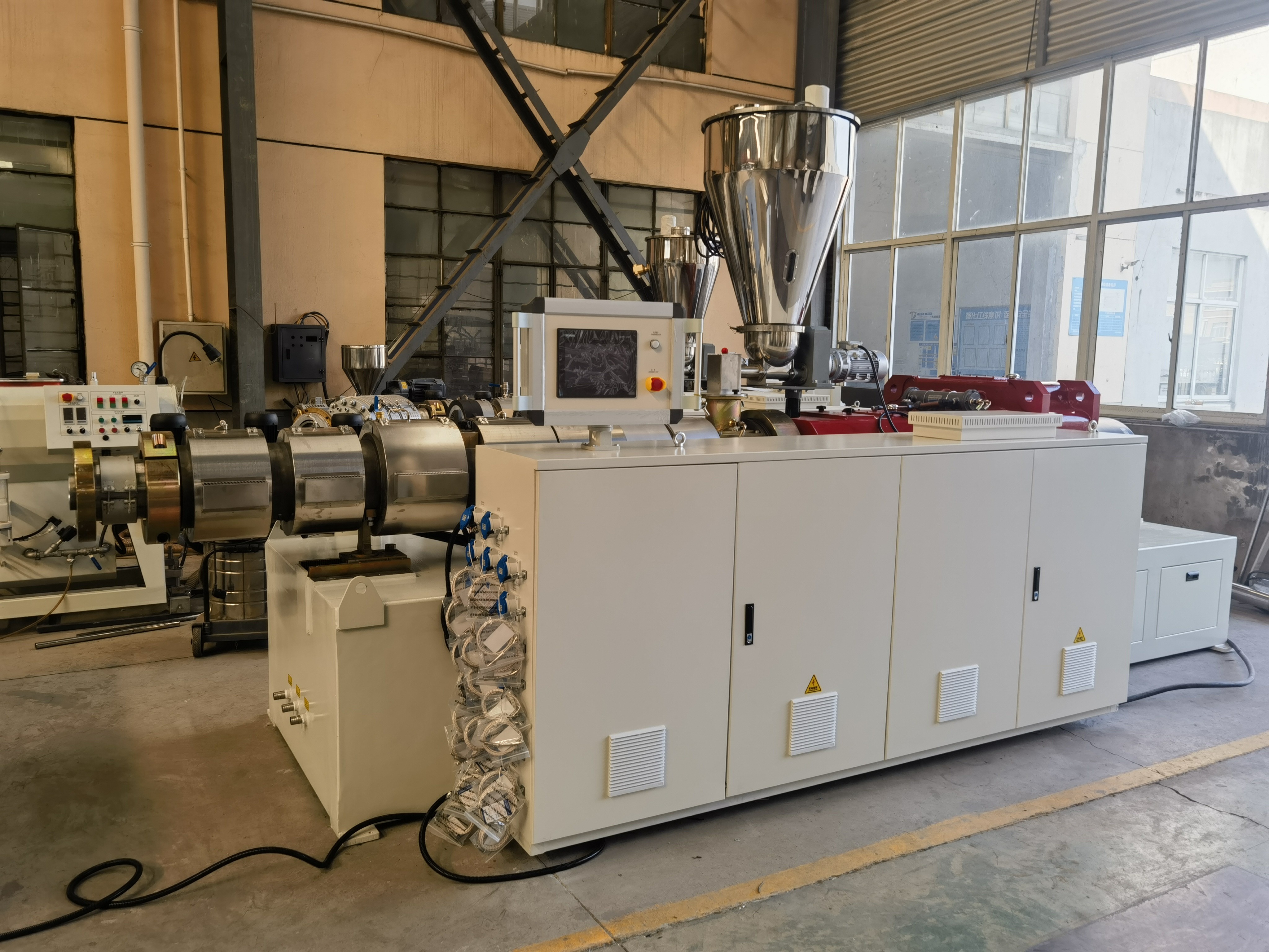 PVC Trunking Profile Extrusion Line PVC Cable Trunking Making Machine PVC Profile Extrusion Line