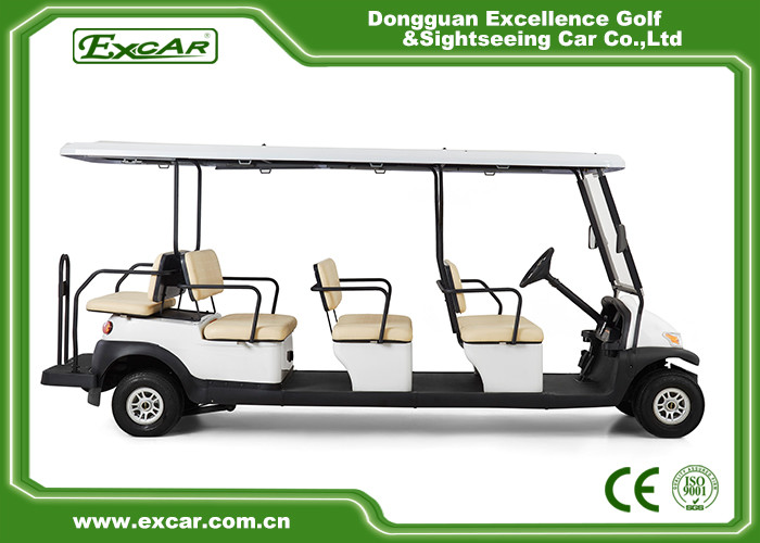 11 Seater Electric Sightseeing Car With Lithium / Lead Acid Battery