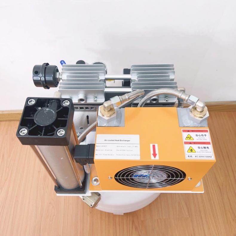 CE Certified Oil Free Air Compressor Dental Clinic 32L Dental Air Compressor With Dryer