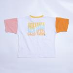 100% Cotton Custom Tee Shirts Kids Classic Crew Neck Private Logo Print