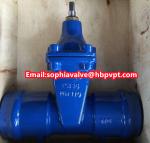 DIN PN16 GGG50 socket gate valve