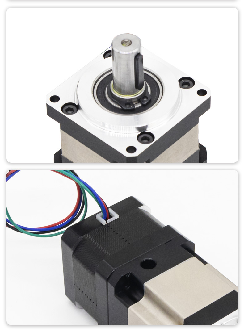 Umot Hybrid High Precision 42mm Nema 17 Planetary Geared Stepper Motor with Gearbox