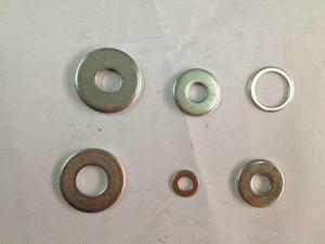 Quality Heavy Duty Flat Metal Washers Plate Round Carbon Steel Prevent Loosening / Leaks wholesale