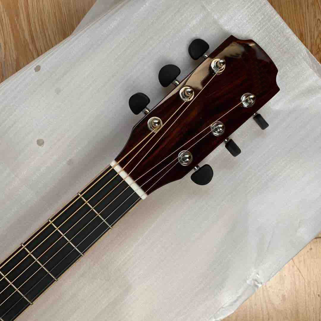 AAAA All Solid Spruce Top Rosewood Back Side F35C Type Acoustic,Abalone inlay,1PCS neck,Solid Spruce top acoustic guitar