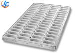 RK Bakeware China-42865 Chicago Metallic 48 Cup 2.2 oz. Glazed Aluminized Steel