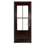 Side Opening Hardwood Interior Wooden Doors Fire Prevent