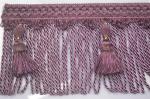 Handmade wholesale rayon twisted tassels fringes trimmings for home curtain