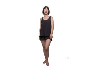 Quality Casual Solid Ladies Satin Pyjamas Sleeveless Top And Wide Ruffled Pant wholesale