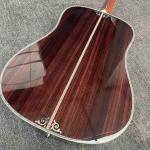 Custom D Body Life Tree Inlay Sunburst Acoustic Electric Guitar, Customized logo