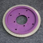 Stenter Machine Parts Tuyang Finishing Machine Spares Brush Wheel Purple Plastic