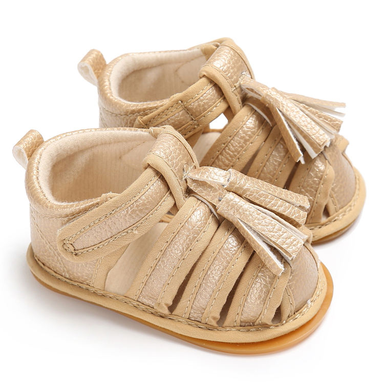 Rubber sole Summer infant Sandals Tassel Outdoor Casual baby sandals
