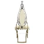 Gold Stainless Steel Commercial Wedding Banquet Chair Leather Velvet