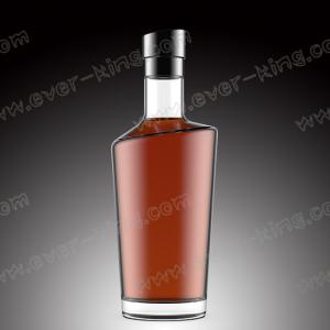 Quality OEM 1500G Luxury Decaling Whiskey Glass Bottle wholesale