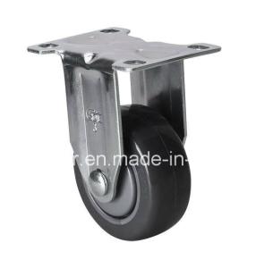 Quality PU Wheel Edl Medium 3&quot; 130kg Rigid Caster Z5703-77 for Performance and Without Brake wholesale