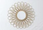 Modern Stylish Home Decoration Gold Sun Mirror Wall Decor