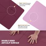 Lightweight Thermoplastic Elastomer Yoga Mat / Printed Pvc Free Yoga Mat