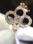 diamonds of crown key 18kt gold with yellow gold or white gold or pink gold