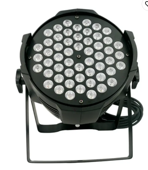 Aluminum Plywood 54psc LED PAR Light RGBW 18W For DJ Bar Club