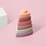 Teething Triangle Silicone Baby Stacking Toys 100% Food Grade