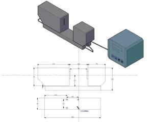 Quality Mini Durable Laser Diameter Guage Instrument Standard Length And Display wholesale