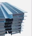 Offshore Platform Floor Galvanized Steel Grating Cover with 50mm Cross Bar Pitch