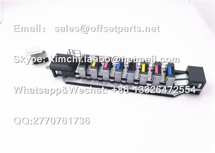 printing machine model 1:500 HD printing machine decoration 8\4\2 color printer 1 pc