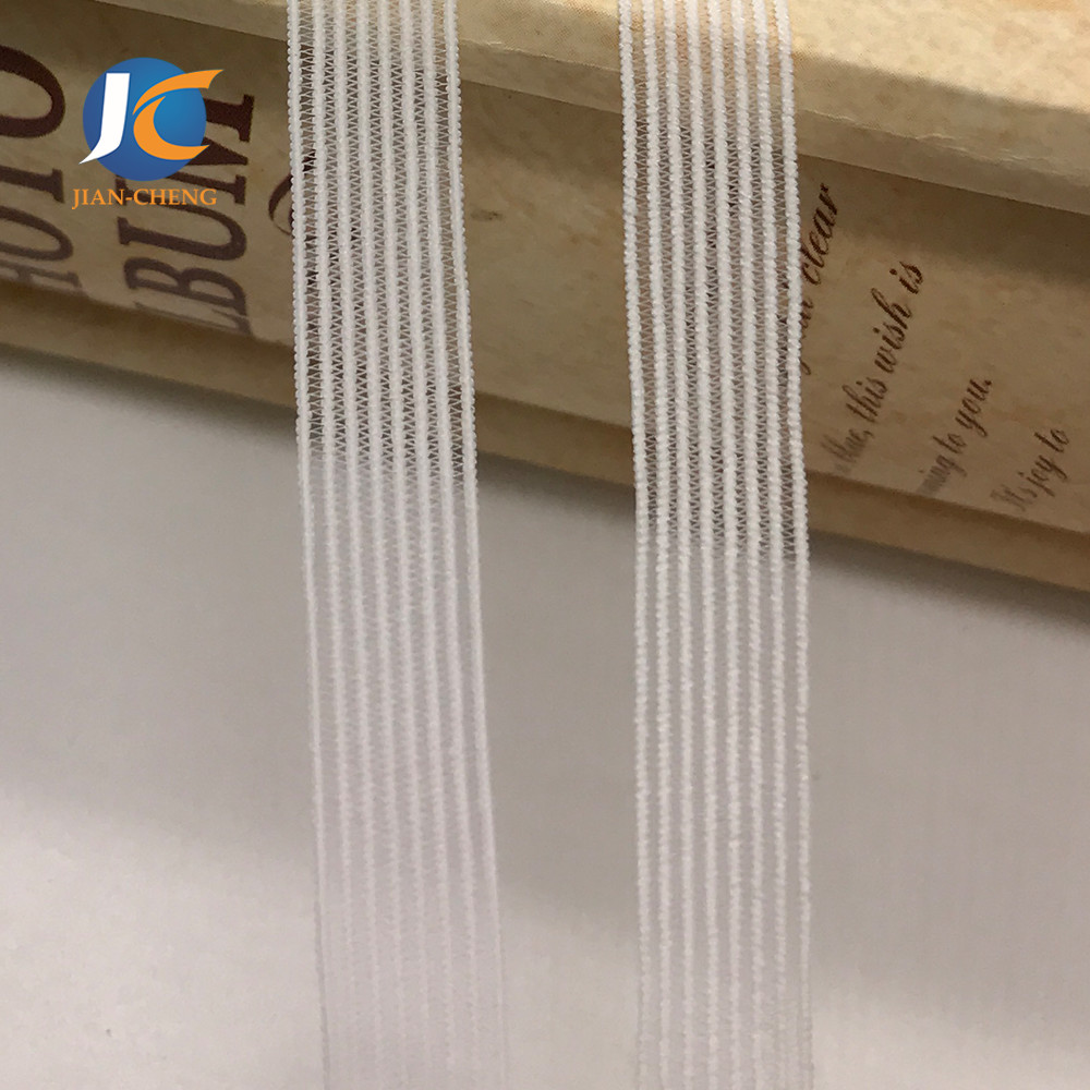Underwear Nylon Polyester Webbing Spandex Elastic Waist Band , Breathable Soft Bulk Elastic Band Webbing
