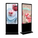 65 Inch Floor Standing Digital Signage , Multimedia Free Standing Touch Screen