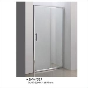 Quality Bathroom Tempered Glass Frameless Shower Doors Easy Installation Customerized Size wholesale