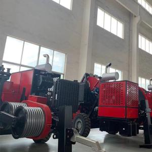 Quality 4 bundle conductor 28T Diesel Hydraulic Cable Pulling Stringing Equipment wholesale