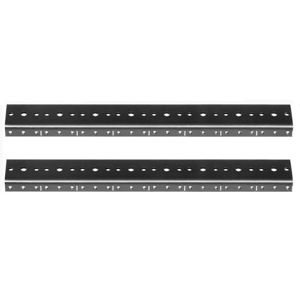 Steel Rack Rail for Mounting Audio Home Theatre Recording Studio Finish Powder