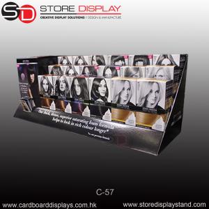 Quality haircare cdu tabletop display/counter display box wholesale