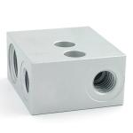 Die Casting Parts Hydraulic Valve Blocks And RoHS Certification